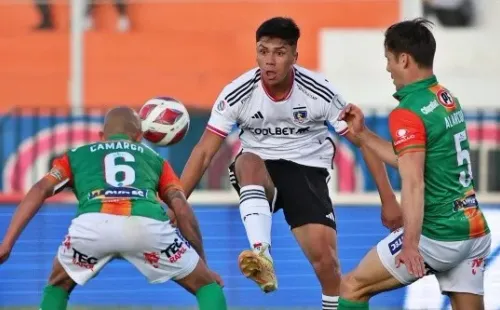 Damián Pizarro anotó su primer gol profesional con Colo Colo ante Cobresal. | Foto: Colo Colo.