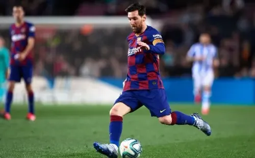 Lio Messi dejó Barcelona en el 2021 para partir al PSG de Francia. | Foto: Getty Images.