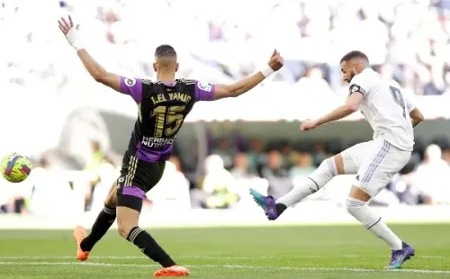 Karim Benzema le dio un baile en menos de 10 minutos al Valladolid. Foto: Getty Images