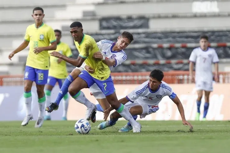 Chile vs Brasil en el Sudamericano Sub 17