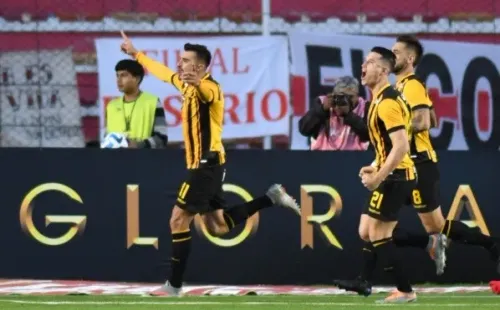 Enrique Triverio fue la gran figura del partido gracias a su doblete. | Foto: Copa Libertadores.