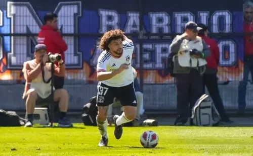 Falcón volvió a ser titular en el ajustado triunfo de Colo Colo ante Huachipato. | Foto: Guille Salazar / RedGol