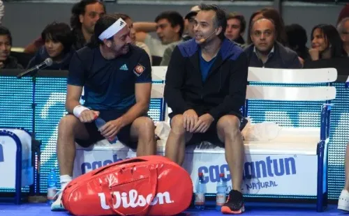 Feña González y Nico Massú hicieron historia como tenistas de Chile. | Foto: Photosport