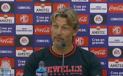 Así quedó Gabriel Heinze con las palabras de un periodista chileno. (Captura ESPN).