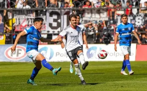 Agustín Bouzat fue carrilero izquierdo ante Huachipato y repetirá esa posición en el duelo de Colo Colo ante Deportivo Pereira. (Guille Salazar/RedGol).