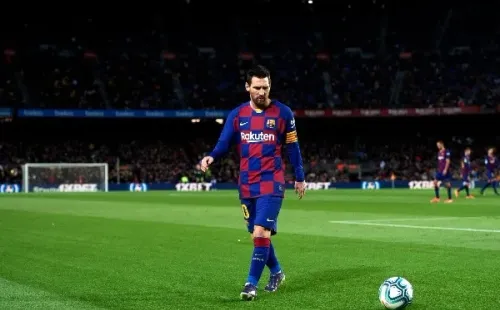 Los hinchas del Barcelona quieren ver a Messi nuevamente con la camiseta del club. | Foto: Getty