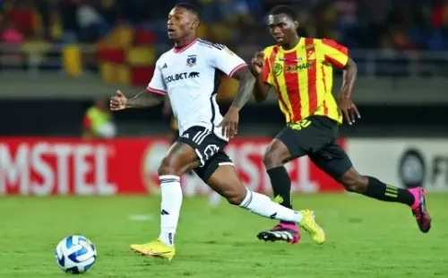 Fabián Castillo tuvo un ingreso muy discreto en la segunda mitad, siendo incapaz de ser un aporte en ofensiva. | Foto: Colo Colo.