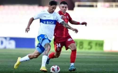 Fernando Zampedri lleva 90 goles convertidos en Universidad Católica. | Foto: Photosport.