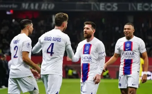 Messi y Ramos le dieron el triunfo al PSG ante Niza. Foto: IMAGO.