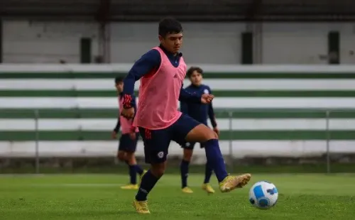 Benjamín Castro confía en llegar al Mundial con la Sub 17 (Foto: ANFP)