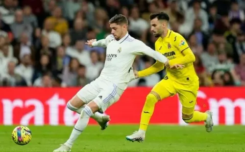 Valverde y Baena en el partido polémico en el Bernabéu (Getty)