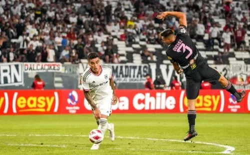 Lezcano no pudo marcar diferencias ante un equipo de la cuarta categoría del fútbol chileno. | Foto: Guillermo Salazar.