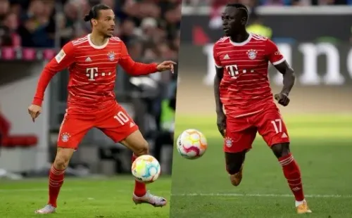 Leroy Sané y Sadio Mané se pelearon tras la derrota del Bayern Múnich ante el Manchester City. | Foto: Getty