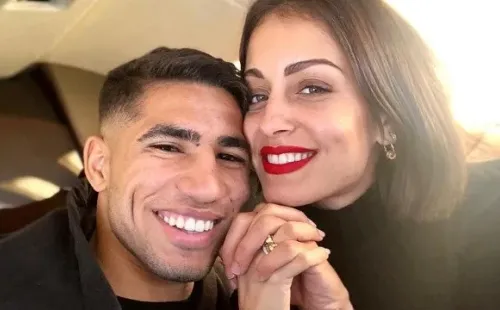 Achraf Hakimi y Hiba Abouk fueron pareja por doce años. | Foto: Archivo.