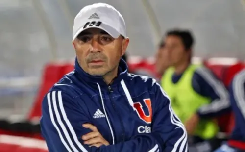 Jorge Sampaoli ganó cuatro títulos oficiales con Universidad de Chile. | Foto: Getty Images.