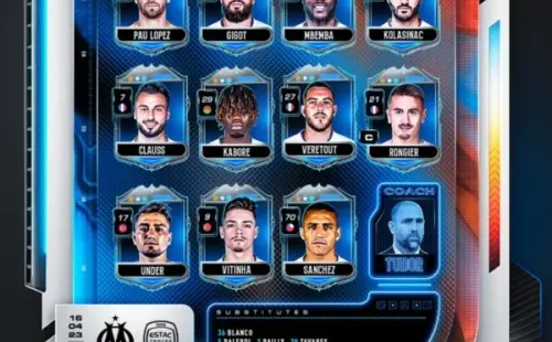Formación del Marsella.