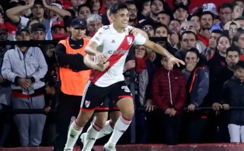 Pablo Solari volvió al gol a nivel oficial después de tres meses. Foto: Getty Images