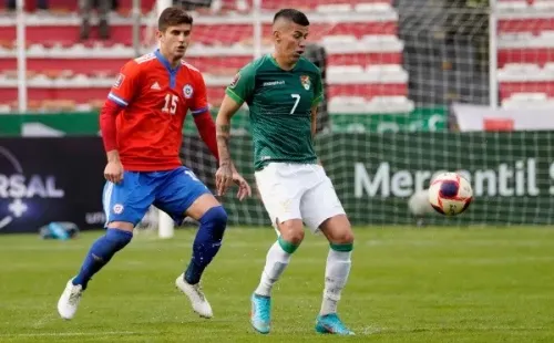 Benjamín Kuscevic en acción por las Clasificatorias rumbo al Mundial de Qatar 2022. (Getty Images).
