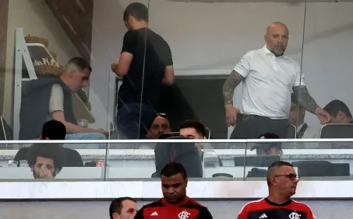 Jorge Sampaoli estuvo en la tribuna del Maracaná. (Getty Images).