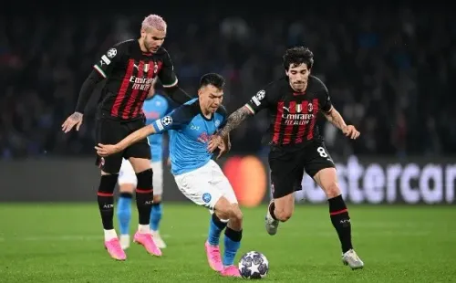 Milan eliminó a Napoli de la Champions en cuartos de final. | Foto: Getty