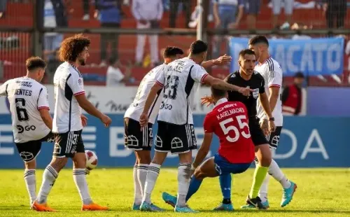 Kagelmacher apenas pudo terminar el clásico con Colo Colo. Foto: Guille Salazar, RedGol.