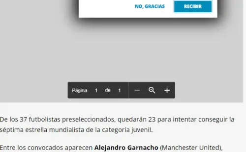Captura Página 12.