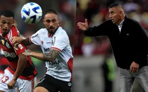 Ñublense cayó ante Flamengo y Jaime García quedó muy molesto por la situación. | Foto: Getty / Photosport