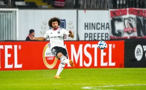 Maxi Falcón dejó la vida en la cancha con la 36 en la espalda, el dorsal que dejó vacante Pablo Solari y que ocupó por un tema administrativo. Foto: Guille Salazar, RedGol.