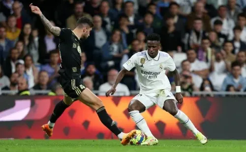Vinicius Junior fue titular y jugó hasta el minuto 81 en la victoria del Real Madrid al Celta de Vigo. | Foto: Getty