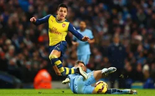 Alexis Sánchez fue parte del último triunfo del Arsenal en la casa del Manchester City por Premier League. Foto: Getty Images