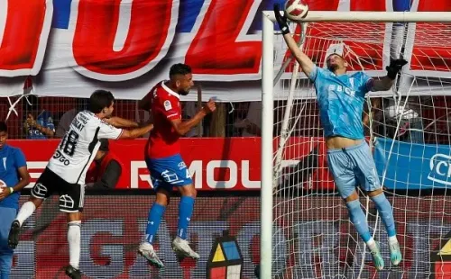 Matías Dituro en el duelo ante Colo Colo que igualaron 0-0. (Photosport).