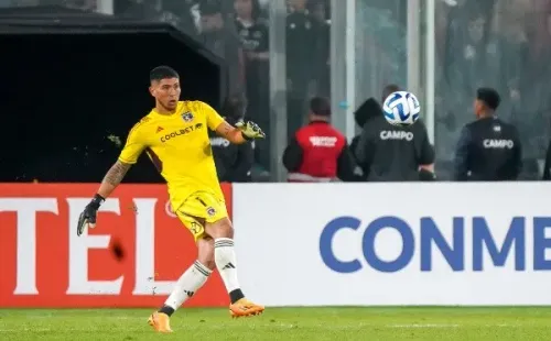Brayan Cortés no ataja en Colo Colo desde la victoria sobre Monagas por Copa Libertadores. | Foto: Guillermo Salazar.