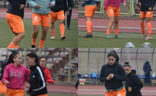 La ropa de calentamiento de Cobresal el pasado sábado. | Cobresal Femenino