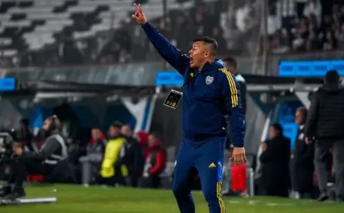 Esta vez fue Jorge Almirón, entrenador de Boca Juniors, el encargado de criticar la cancha del Estadio Monumental. | Foto: Guillermo Salazar.
