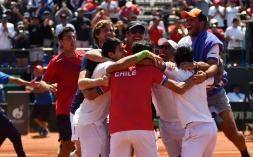 Chile se metió en la fase de grupos de las Finals de Copa Davis tras vencer a Kazajistán en La Serena. | Foto: Photosport