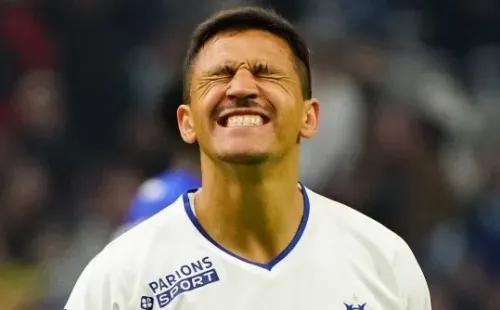 Alexis Sanchez Olympique de Marseille FOOTBALL : Olympique de Marseille vs Troyes - Ligue 1 Uber Eats - Marseille - 16/04/2023 NorbertScanella/Panoramic PUBLICATIONxNOTxINxFRAxITAxBEL-imago is entitled to issue a simple usage license at the time of provision. Personality and trademark rights as well as copyright laws regarding art-works shown must be observed. Commercial use at your own risk.