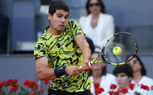 Carlos Alcaraz y Jan-Lennard Struff se enfrentaron por el título del Masters 1.000 de Madrid. | Foto: Getty