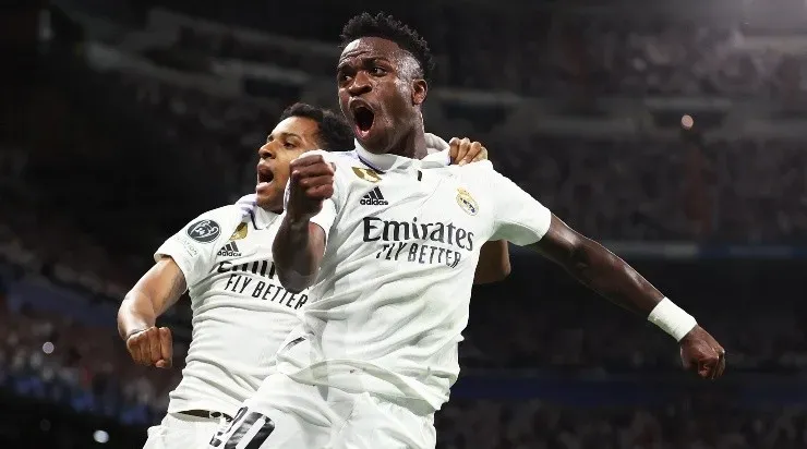 Vinícius Jr anota golazo ante Manchester City por Champions League (Getty Images)