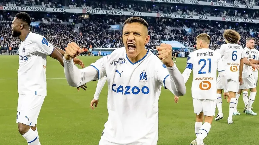 Alexis Sánchez está loco con el ambiente del Marsella y la prensa se enamora cada vez más de su nivel. Foto: Instagram.