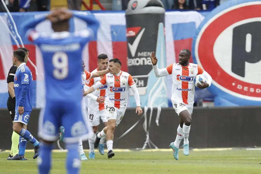Cecilo Waterman le marcó tres goles a la U en su último partido. Foto: Javier Vergara/PHOTOSPORT
