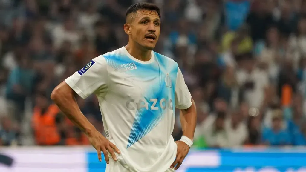 Alexis Sánchez no quedó conforme con lo hecho por el Olympique de Marsella en su último partido como local. A tal punto, que publicó un mensaje a la hinchada que, para muchos, es casi un adiós. Foto: IMAGO.