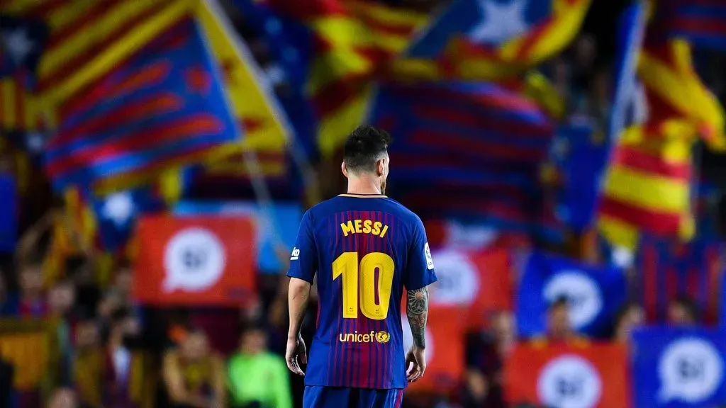Lionel Messi se ha dejado ver en Barcelona desde hace ya varias semanas, lo que apunta a un regreso a España tras su paso por el PSG. Foto: Getty Images.