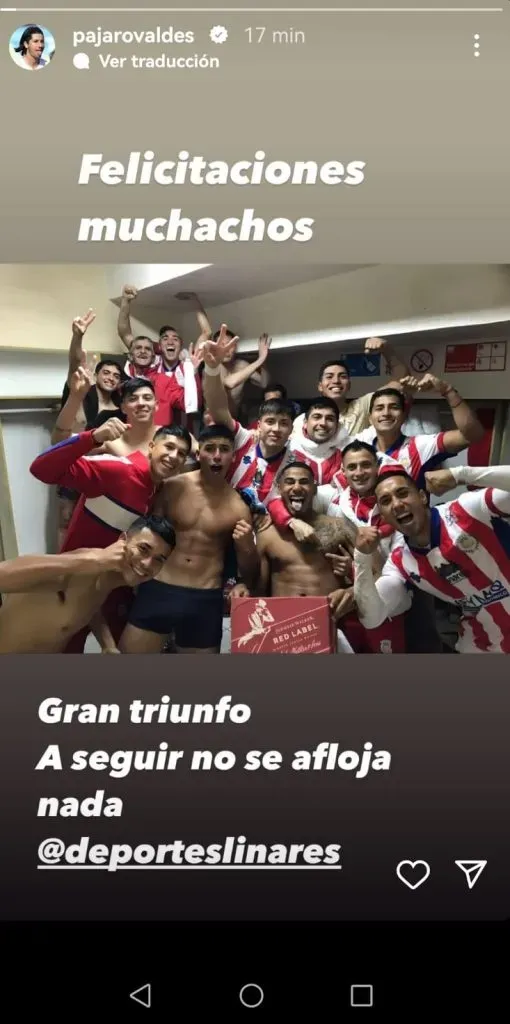Captura Instagram.