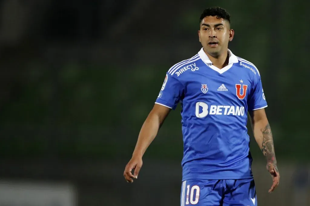 Jeisson Vargas no anotó goles en Universidad de Chile. (Andrés Piña/Photosport).