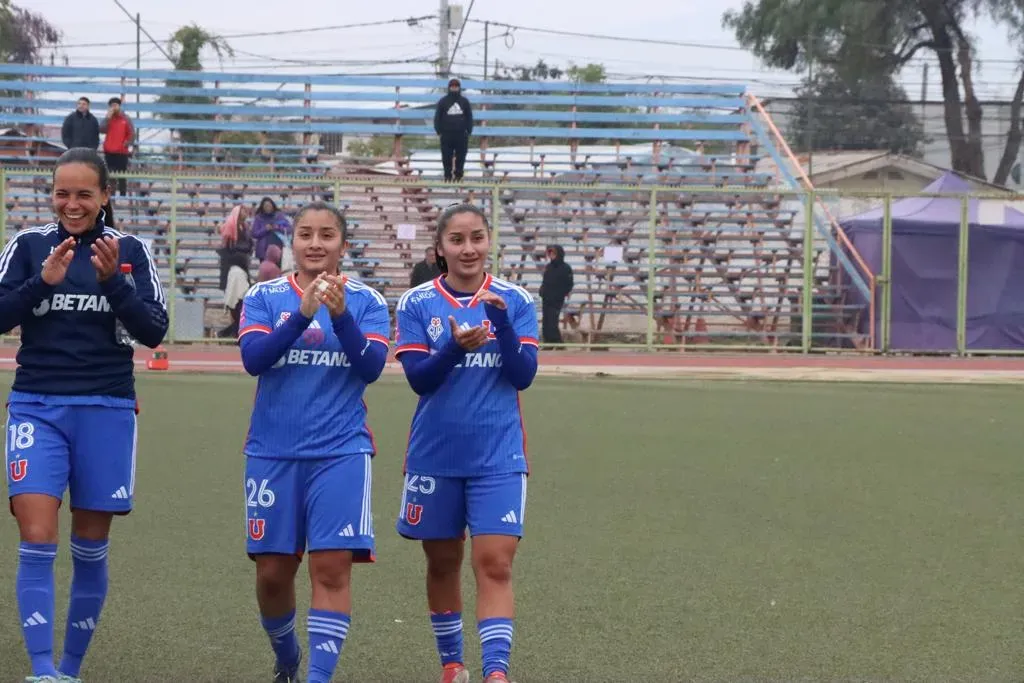 Ambas jugadoras en el plantel de Universidad de Chile: Gretel (26) y Arantza (25). Foto: Juan Sandoval – Emisora Bullanguera