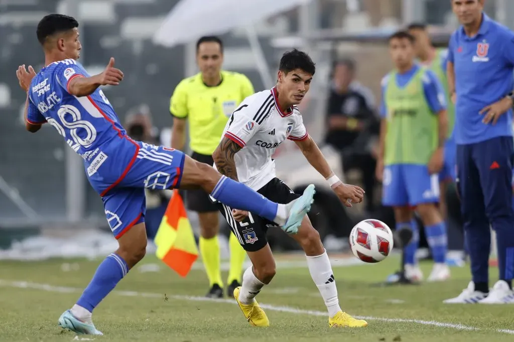 Erick Wiemberg en el Superclásico que Colo Colo y U. de Chile igualaron 0-0 en el estadio Monumental (Felipe Zanca/Photosport