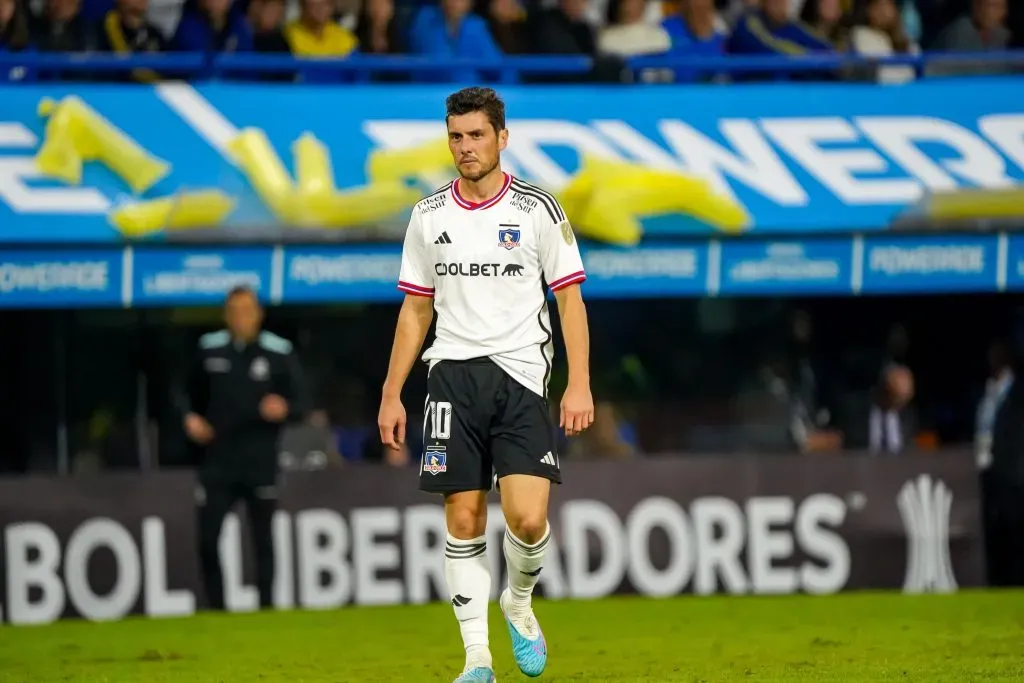 Marco Rojas, uno de los que se irá de Colo Colo. El Kiwi jugó 25′ en La Bombonera: ingresó por Marcos Bolados. (Guille Salazar/RedGol).