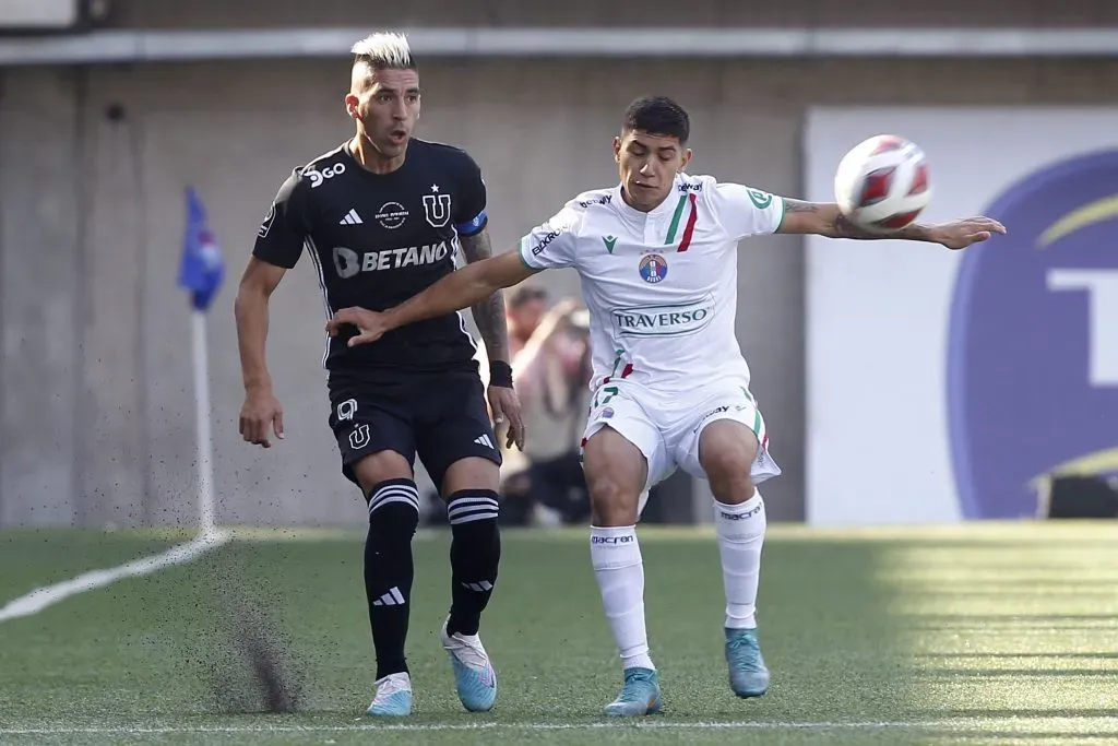 Leandro Fernández se perdió los últimos tres encuentros con la U. Foto: Dragomir Yankovic/Photosport