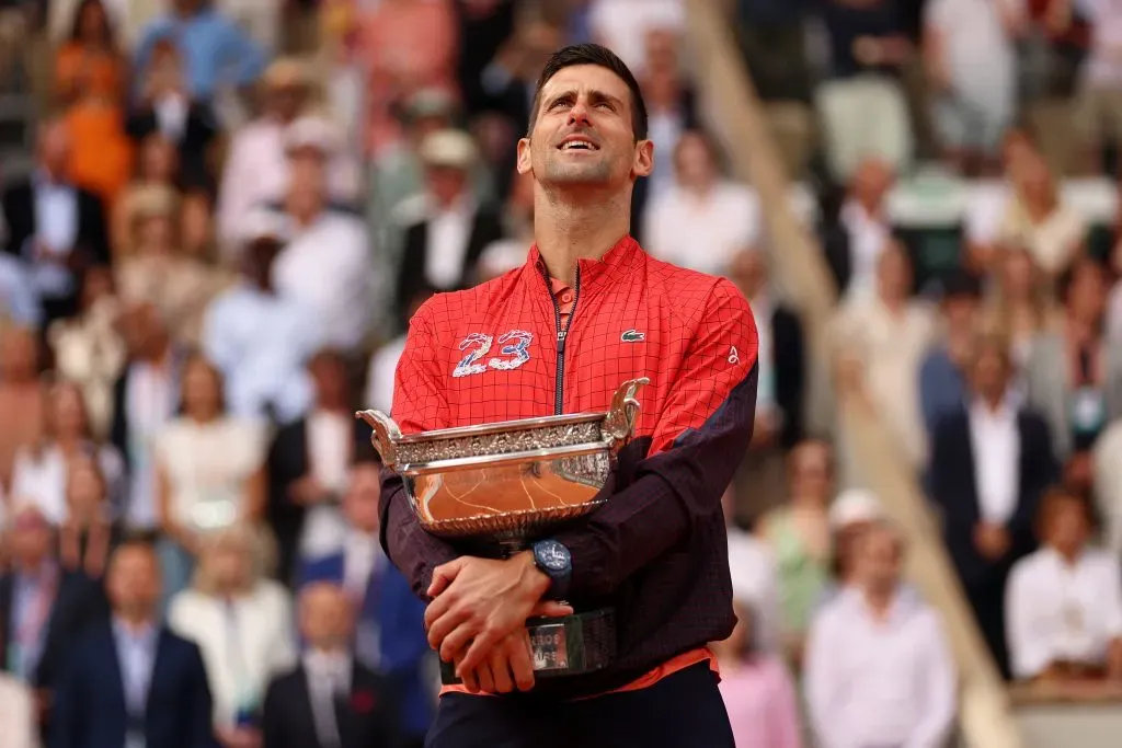 Roland Garros 2023 es el 23° Grand Slam del serbio | Getty Images