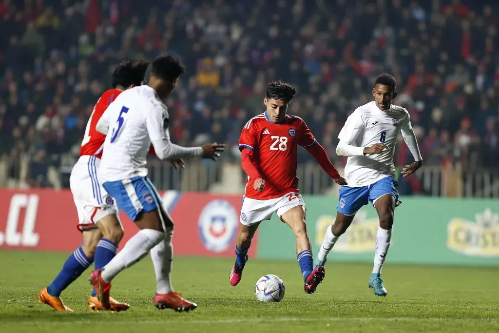 La selección chilena presentó a varias caras nuevas para el recambio, pero Jorge Garcés no quedó muy satisfecho. Foto: Photosport.